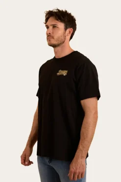 Cowboys Can Dance Mens Loose Fit T-Shirt - Black