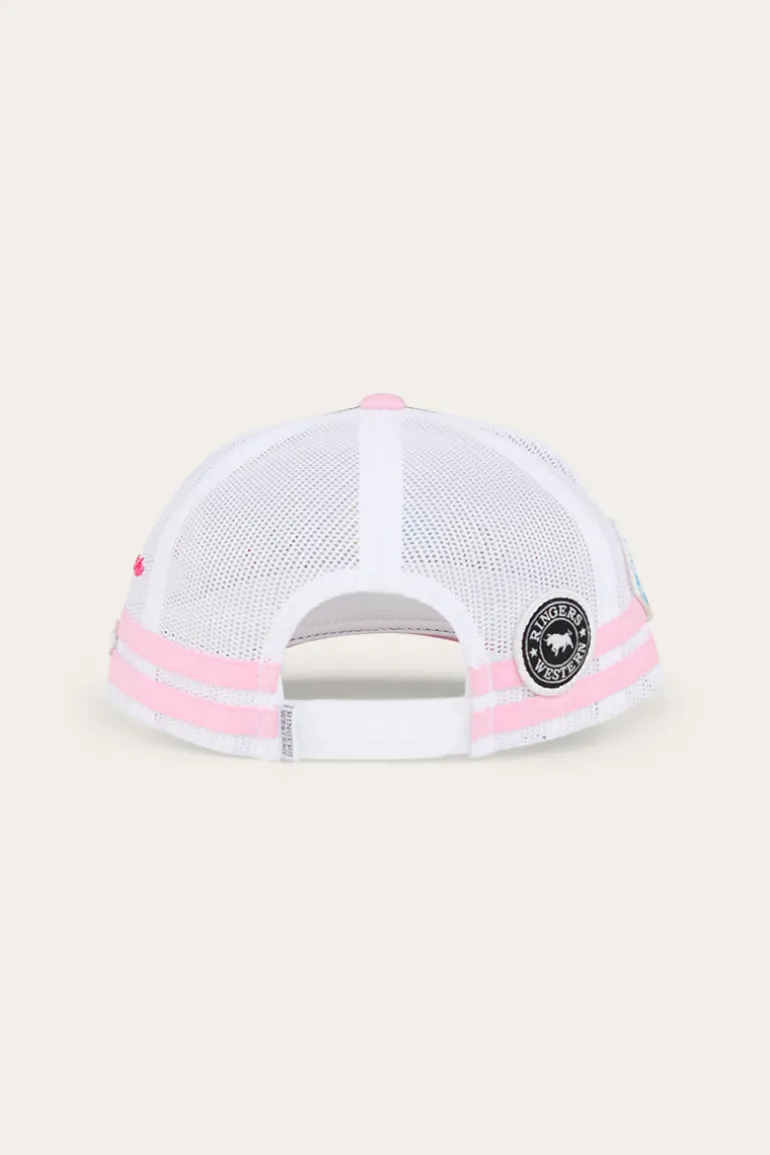 Cowgirl Kids Trucker Cap - Navy/Pastel Pink