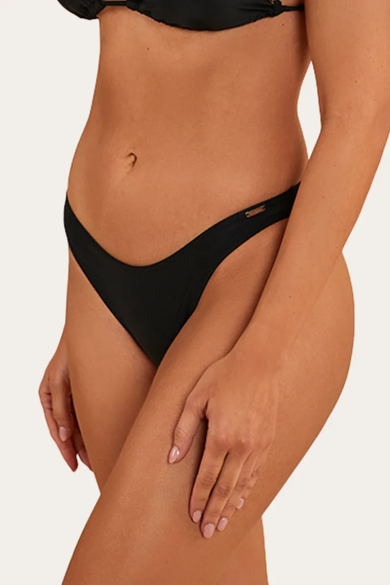 Cowgirl Womens Hi Cut Bikini Bottom - Black