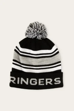 Cradle Mountain Beanie - Black/White/Grey