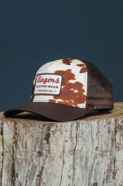 Daisy Trucker Cap - Chocolate