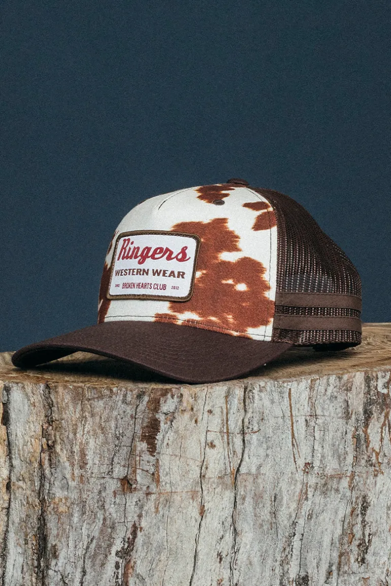 Daisy Trucker Cap - Chocolate