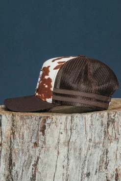 Daisy Trucker Cap - Chocolate