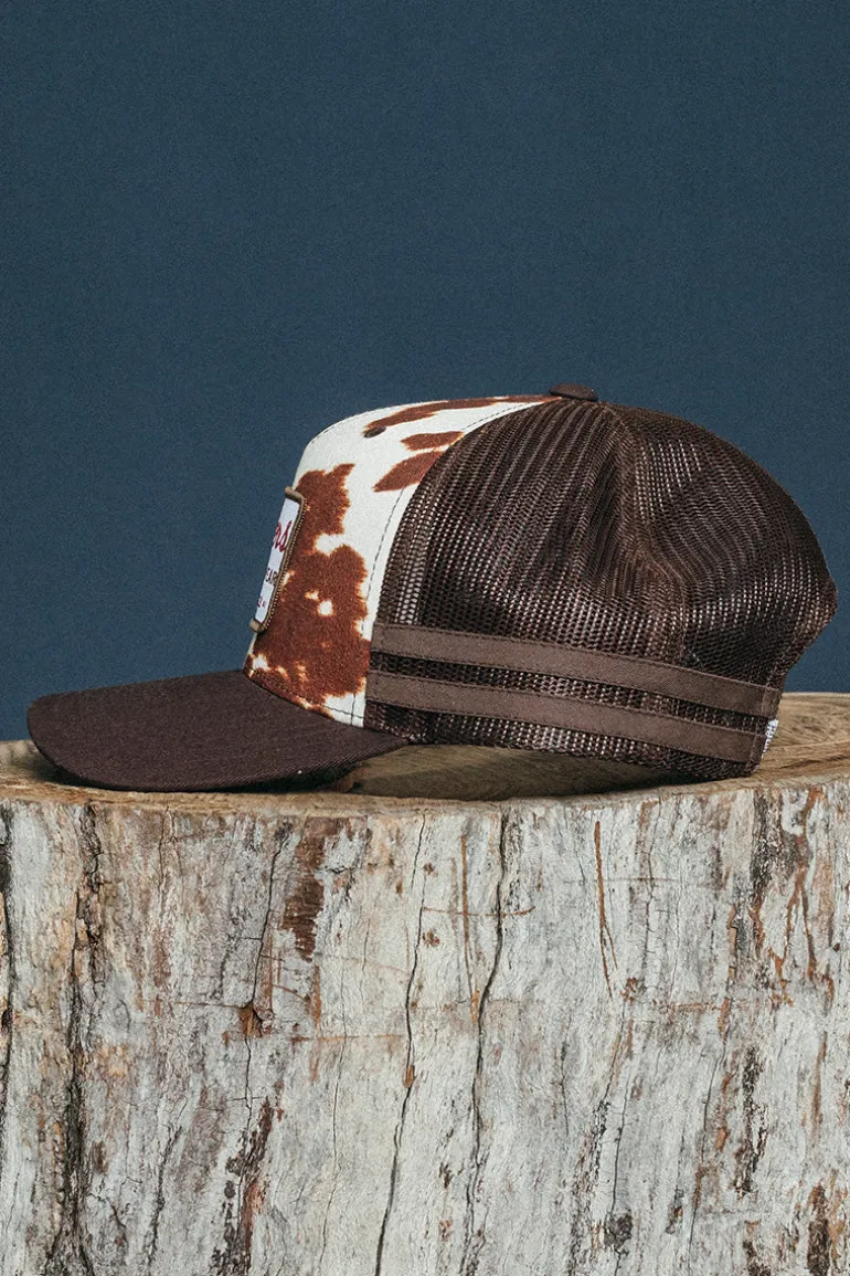 Daisy Trucker Cap - Chocolate