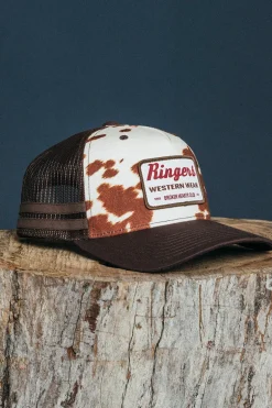 Daisy Trucker Cap - Chocolate