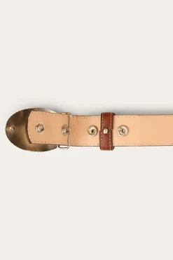 Dallas Belt - Brown / Silver