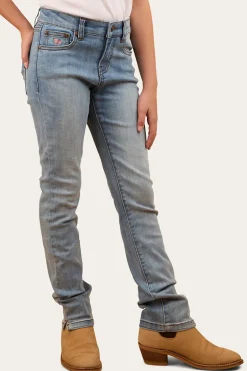 Daphne Kids Bootleg Jean - Light Blue