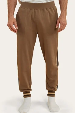 Davis Mens Trackpant - Mushroom/Charcoal
