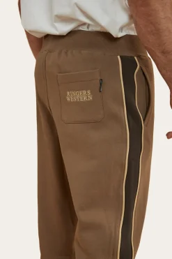 Davis Mens Trackpant - Mushroom/Charcoal