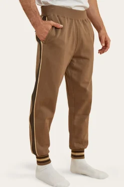 Davis Mens Trackpant - Mushroom/Charcoal
