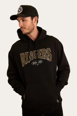Daylesford Mens Australian Cotton Fleece - Black / Military Green