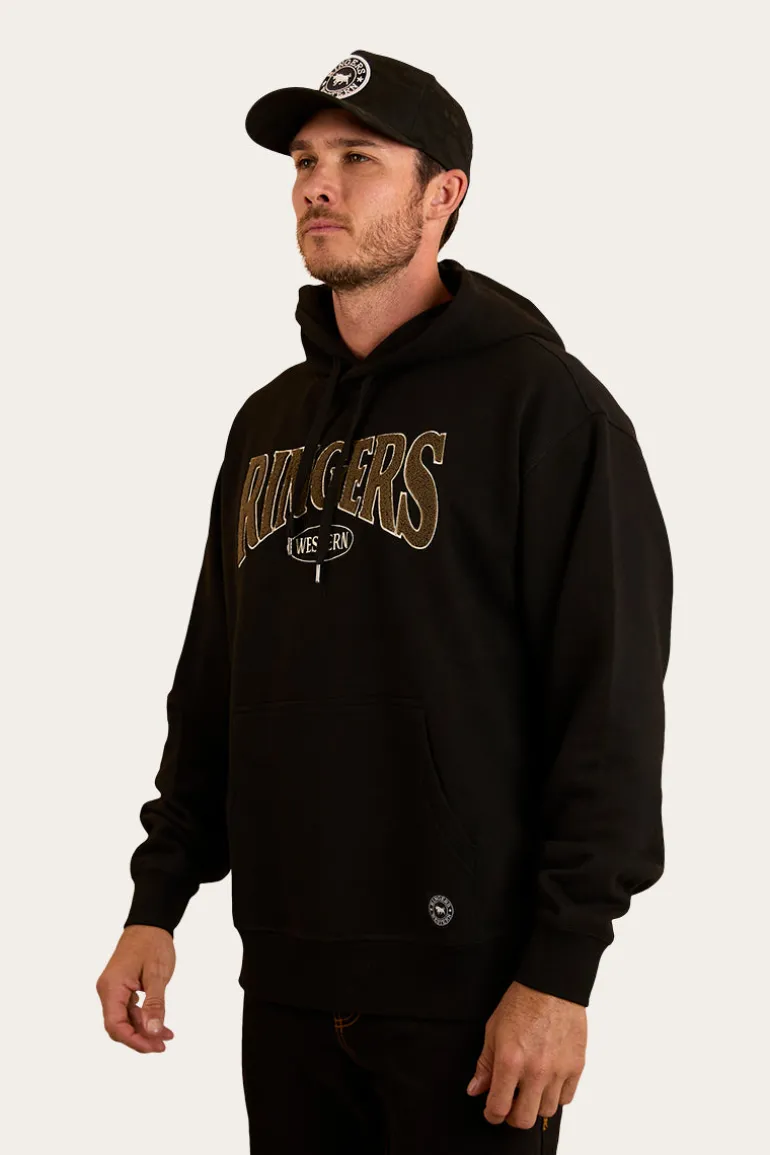 Daylesford Mens Australian Cotton Fleece - Black / Military Green