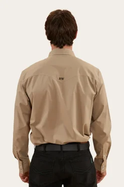 Dillinger Mens Western Shirt - Desert Sand