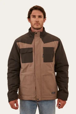 Dixon Mens Puffer Jacket - Mushroom