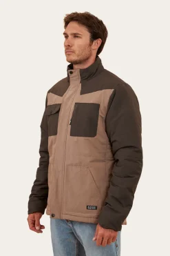 Dixon Mens Puffer Jacket - Mushroom