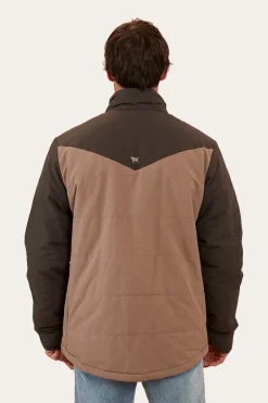 Dixon Mens Puffer Jacket - Mushroom