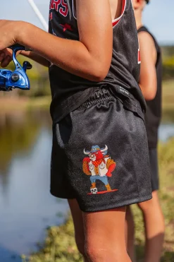 Do no Harm Kids Footy Shorts - Black