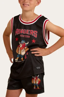 Do no Harm Kids Footy Shorts - Black