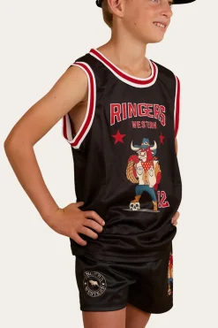 Do no Harm Kids Footy Shorts - Black