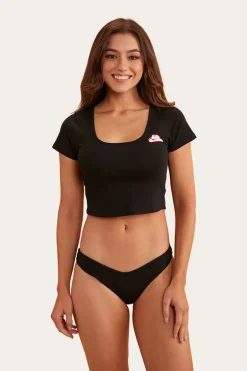 Dreamer Womens Sleep Set - Black