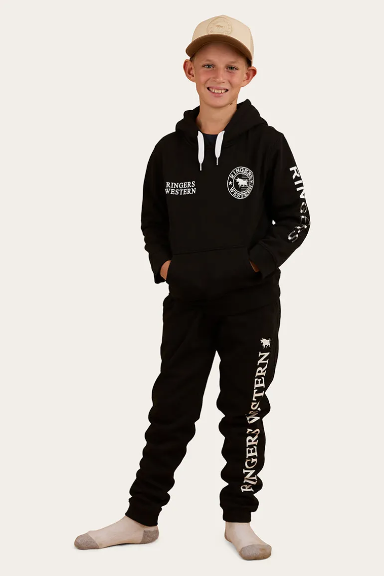 Durango Kids Trackpant - Black/White