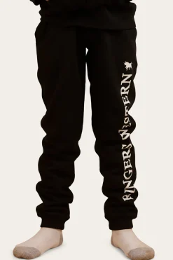 Durango Kids Trackpant - Black/White
