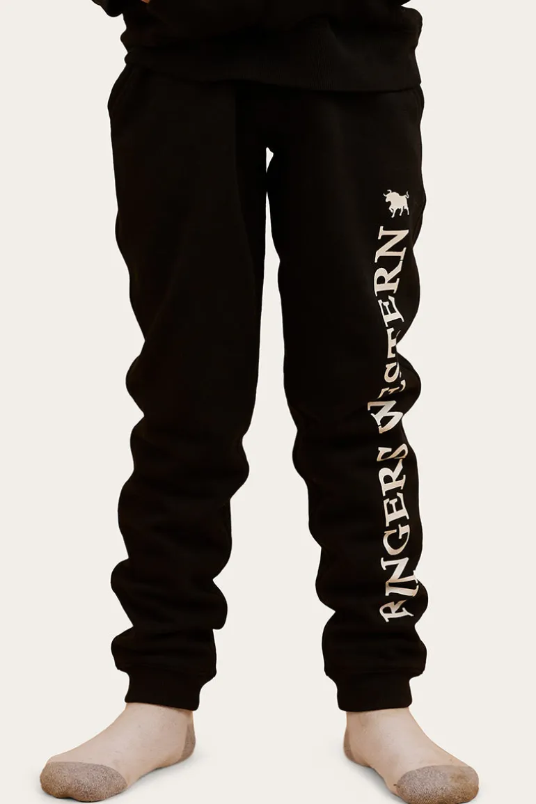 Durango Kids Trackpant - Black/White