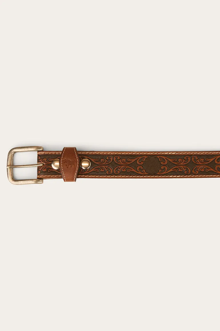 Eldorado Belt - Brown / Silver