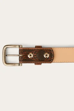Eldorado Belt - Brown / Silver