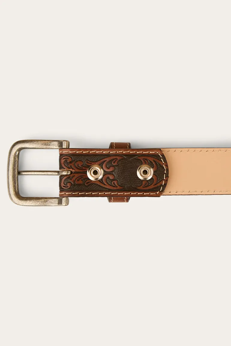 Eldorado Belt - Brown / Silver
