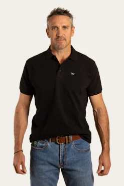 Essential Mens Polo - Black