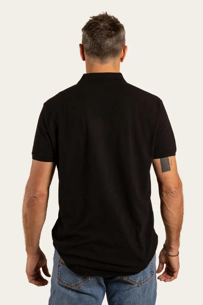 Essential Mens Polo - Black