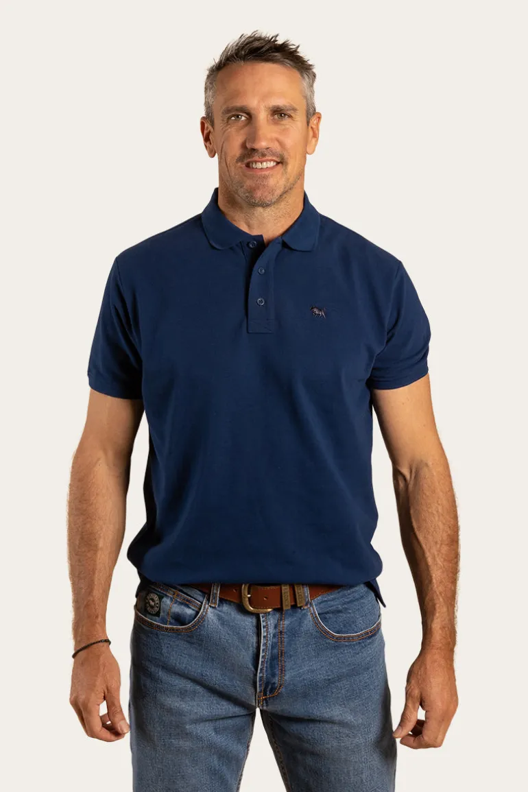 Essential Mens Polo - Navy