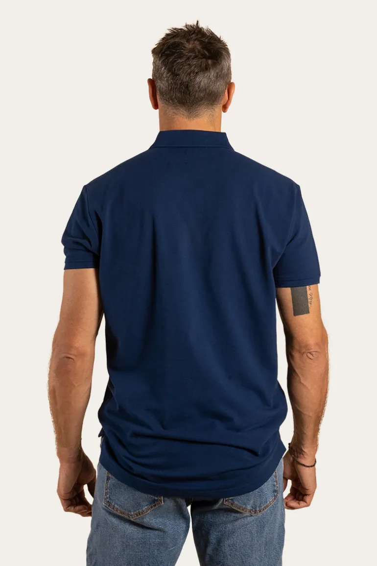 Essential Mens Polo - Navy