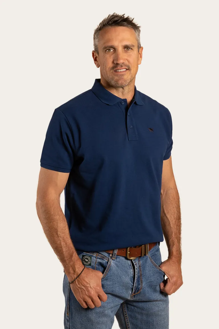 Essential Mens Polo - Navy