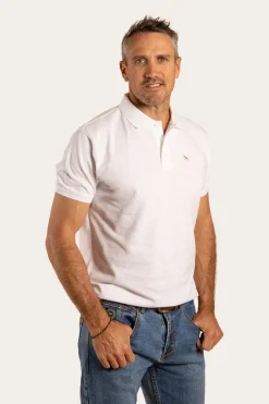 Essential Mens Polo - White