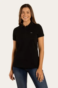 Essential Womens Polo - Black