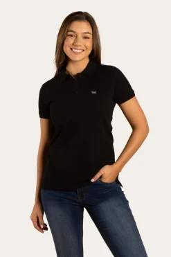 Essential Womens Polo - Black