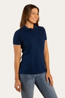 Essential Womens Polo - Navy