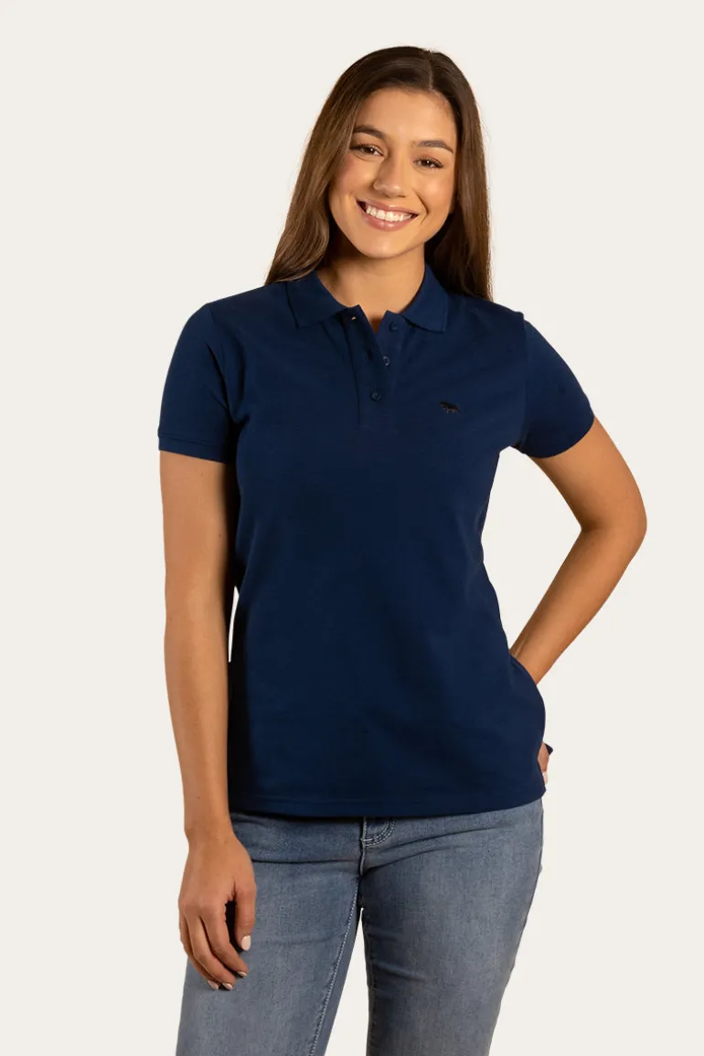 Essential Womens Polo - Navy