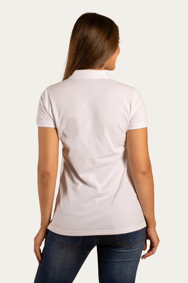 Essential Womens Polo - White