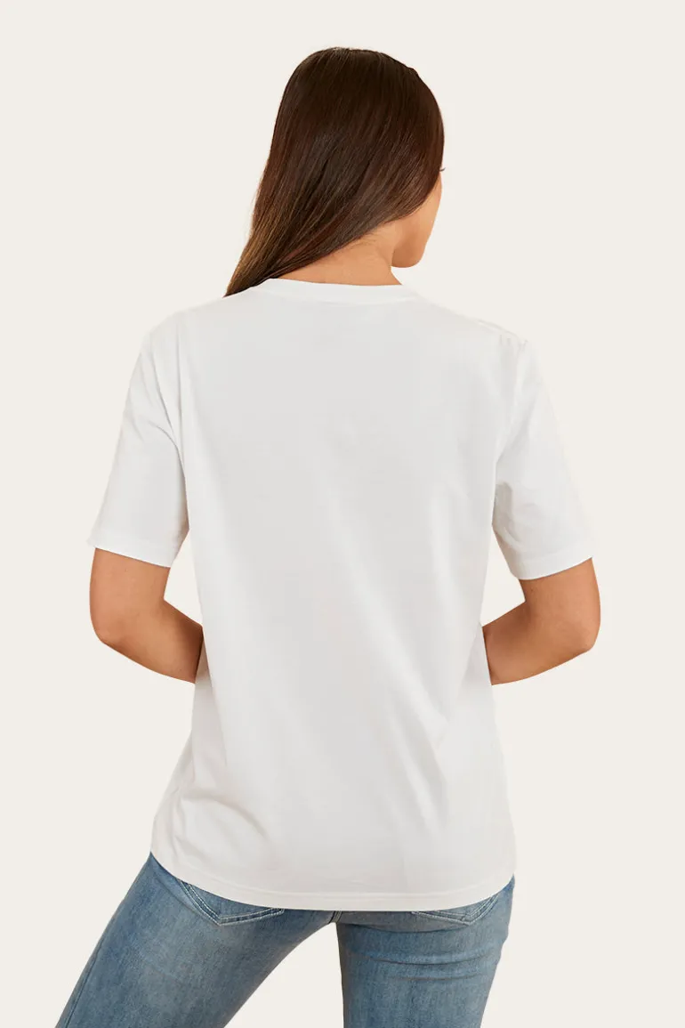 Esther Womens Loose Fit T-Shirt - White