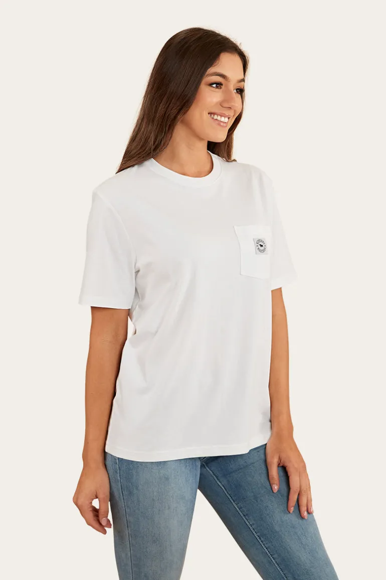 Esther Womens Loose Fit T-Shirt - White