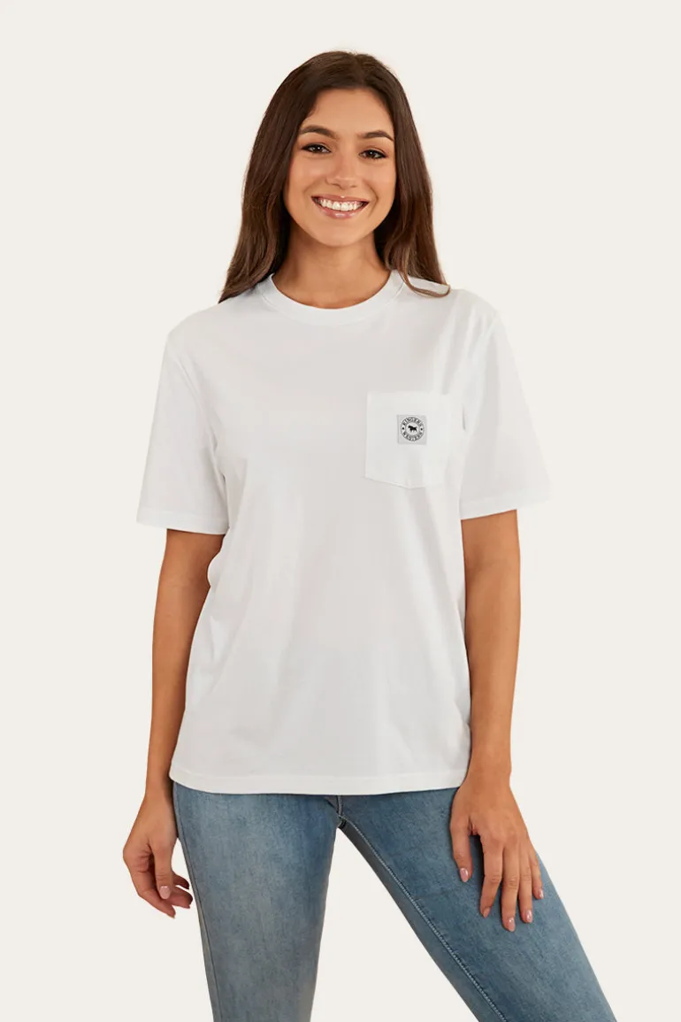 Esther Womens Loose Fit T-Shirt - White