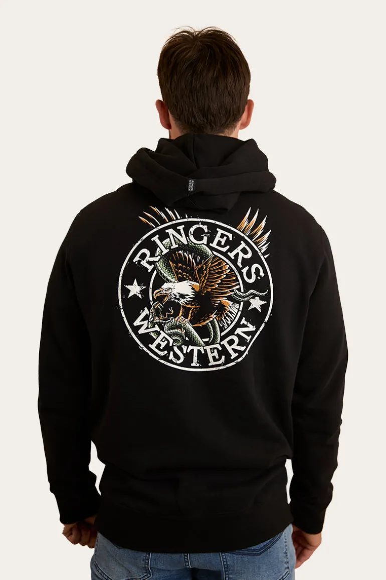 Eyrie Mens Pullover Hoodie - Black
