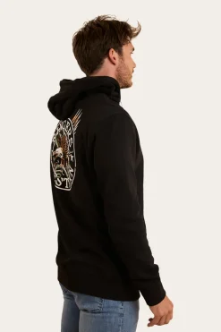 Eyrie Mens Pullover Hoodie - Black