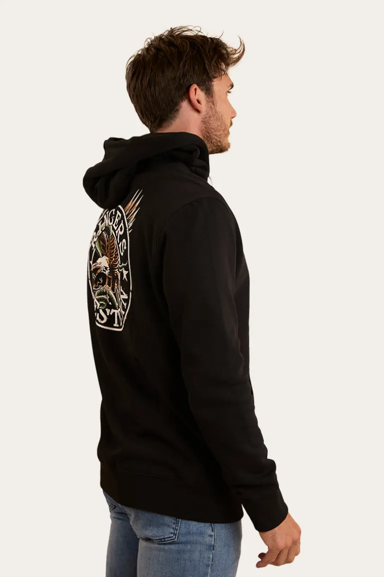 Eyrie Mens Pullover Hoodie - Black