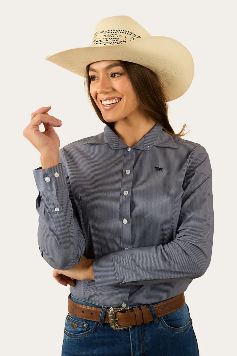 Faith Womens Dress Shirt - Navy