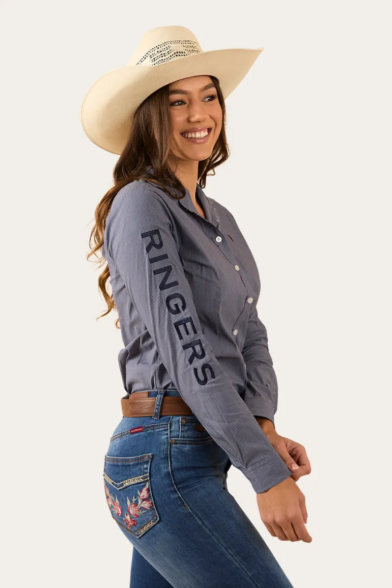 Faith Womens Dress Shirt - Navy