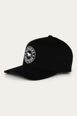 Fletcher Deep Fit Baseball Cap - Black